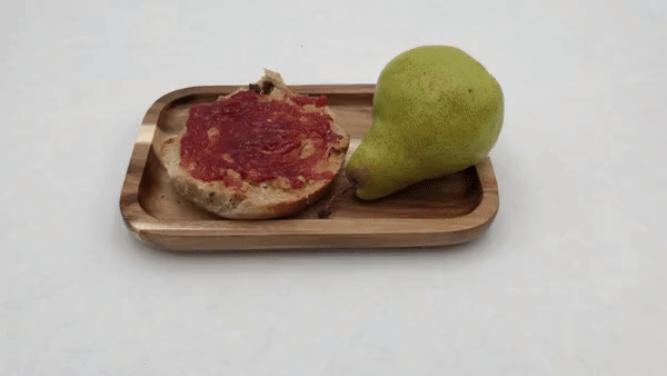 Zavis Green Acacia Wood Serving rectangle Stackable Tray / Dish 6" X 4" | Dishwasher Safe-4