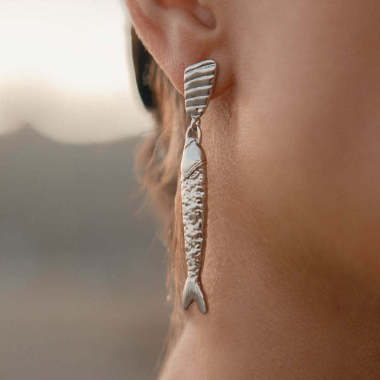 Long-style Artistic Stud Earrings Stainless Steel