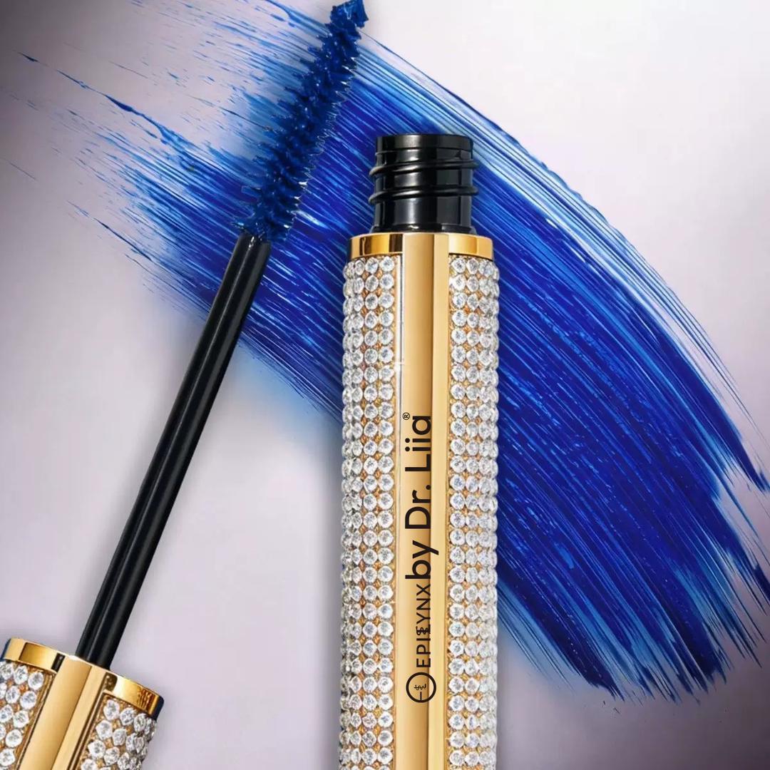 Mega Volume Vegan Mascara – Smudge-Proof with Handmade Diamond Case