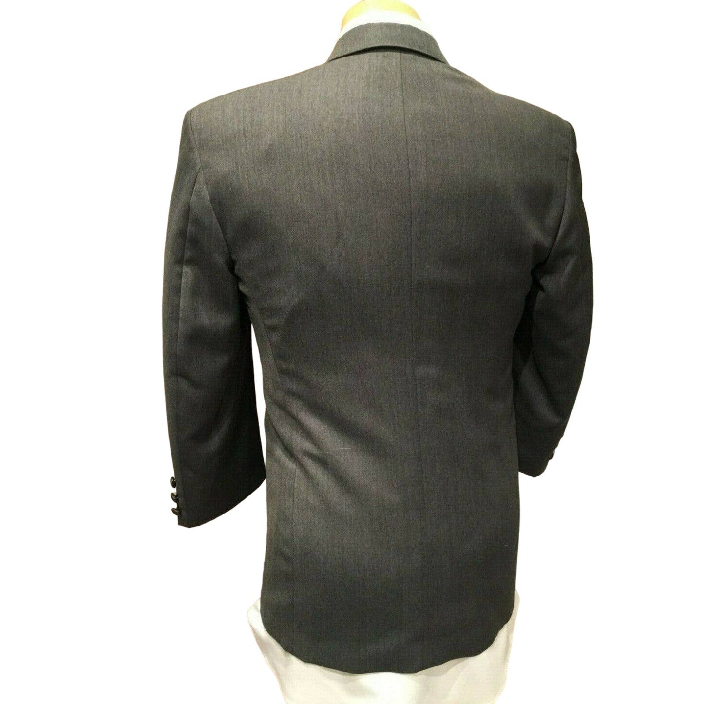 Chaps Ralph Lauren MISSING BUTTONS 40R GRAY Tuxedo Jacket Wedding Prom Costume