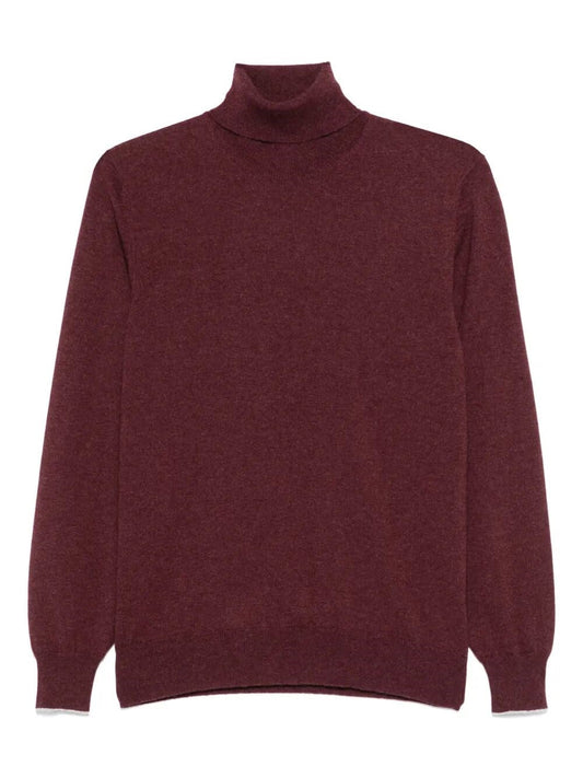 Brunello Cucinelli Men Cashmere Turtle-Neck Sweater