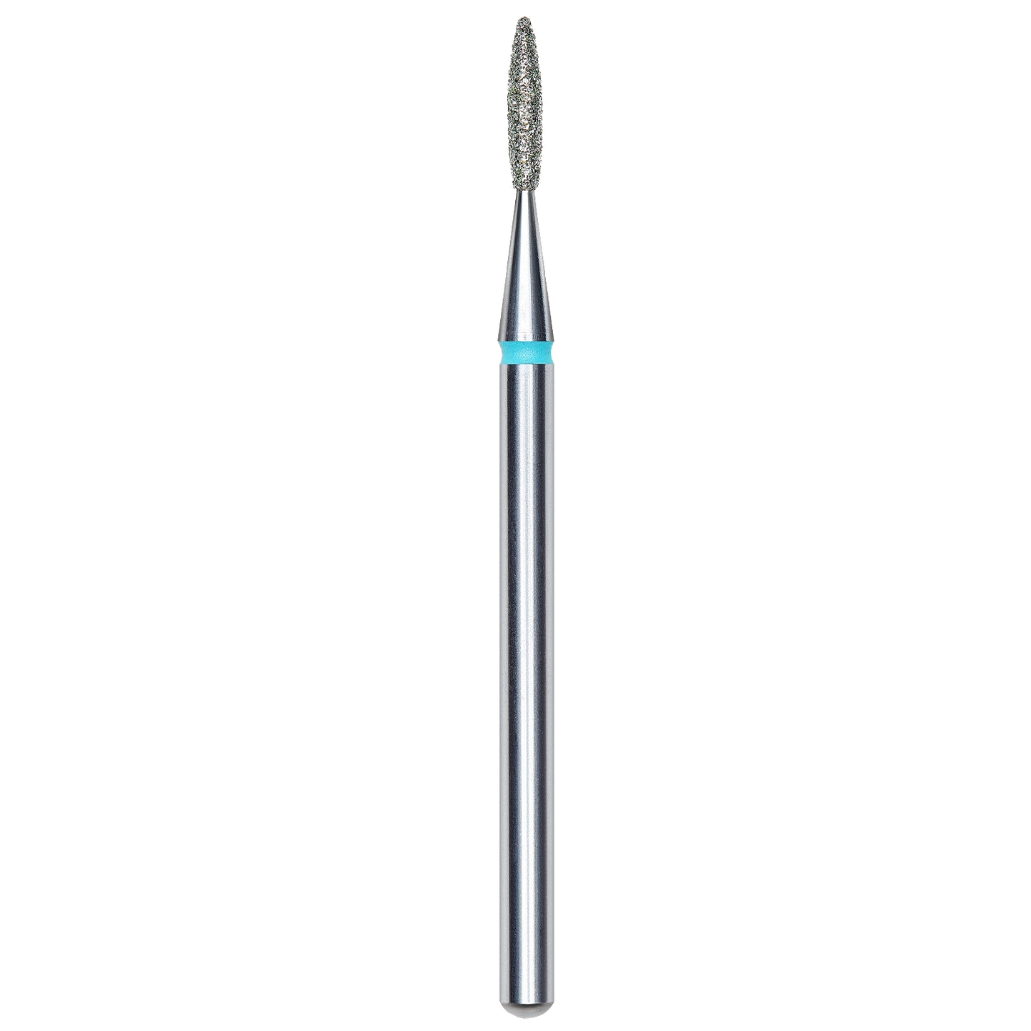 DIAMOND NAIL DRILL BIT, "FLAME", BLUE, HEAD DIAMETER 1.6/8MM (FA10B016/8) - STALEKS™-0