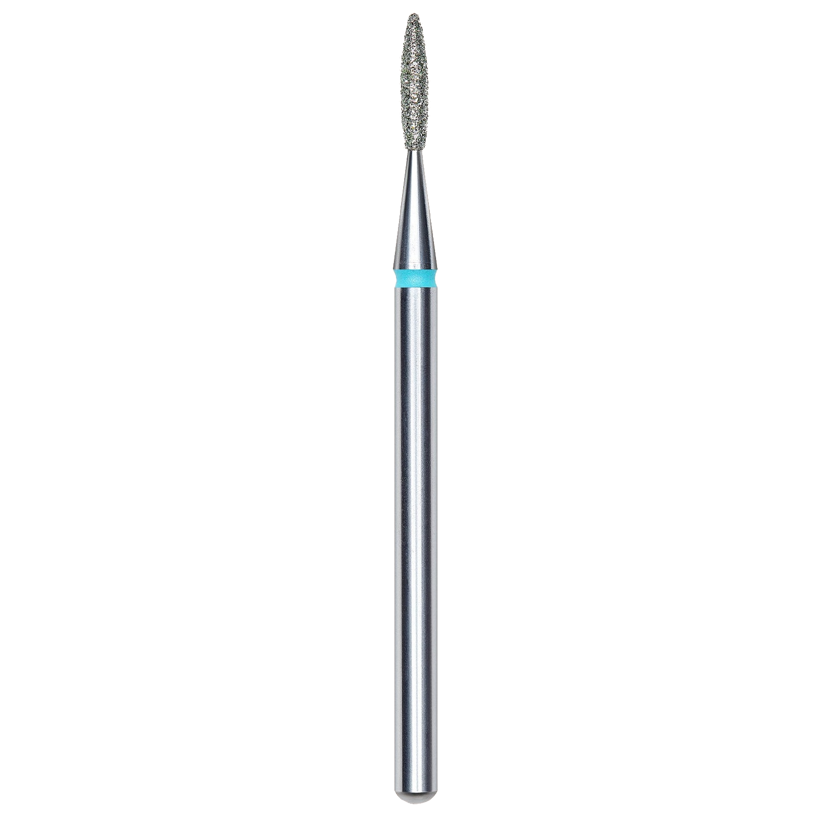 DIAMOND NAIL DRILL BIT, "FLAME", BLUE, HEAD DIAMETER 1.6/8MM (FA10B016/8) - STALEKS™-0