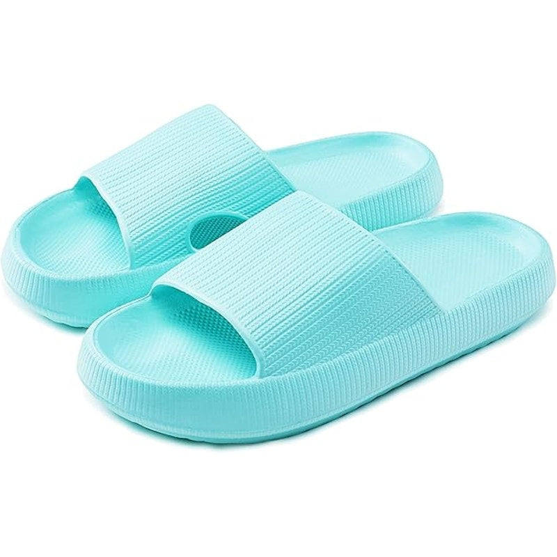New Rosyclo Womens Size 8 Mint Green Slide On Cushioned Sandals House Slippers
