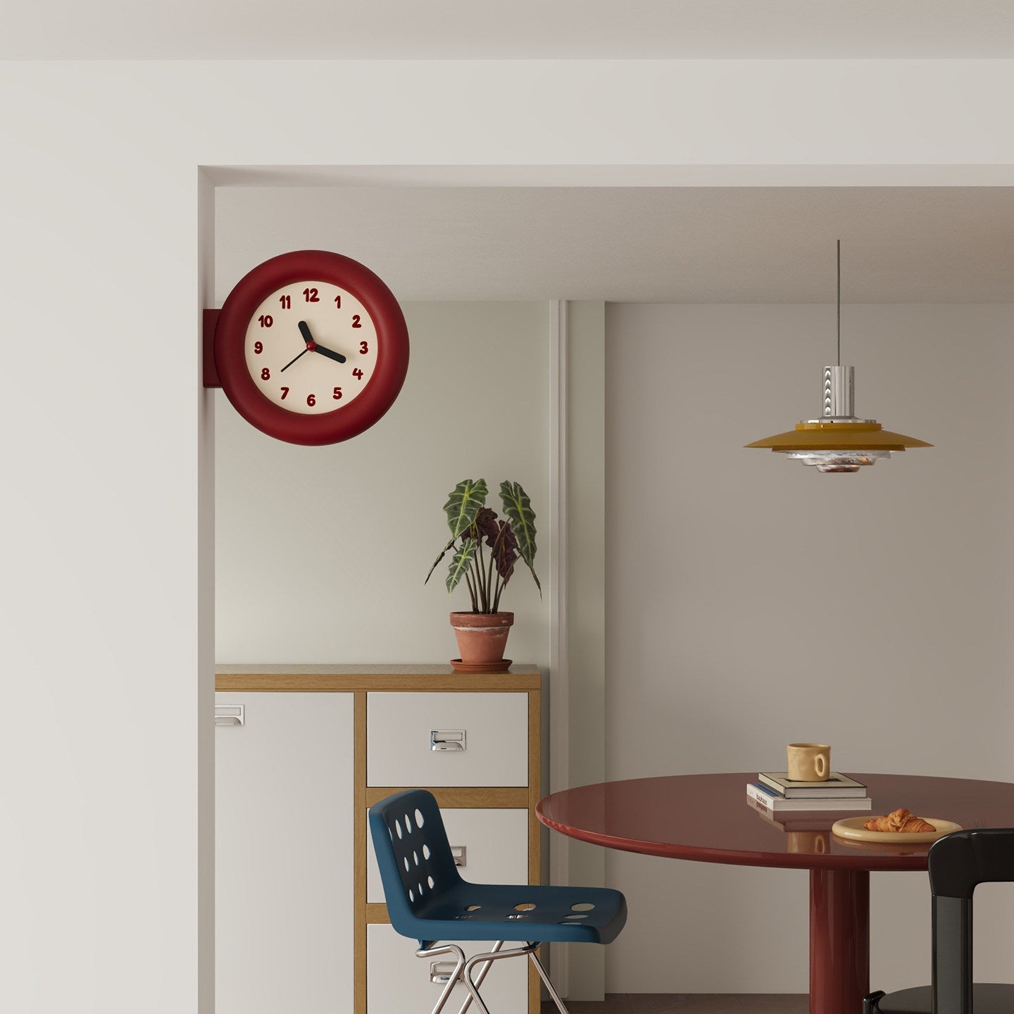 Double-Sided Round Clock-6