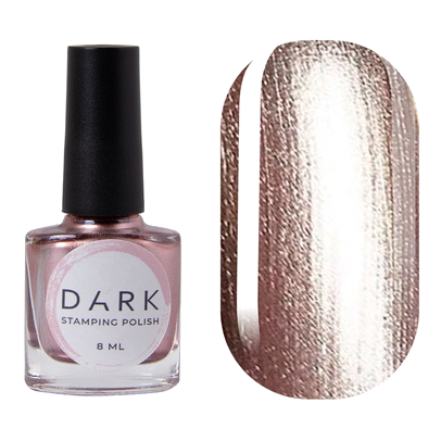 DARK Stamping Polish Rose Gold Metallic #20, 10ml-0