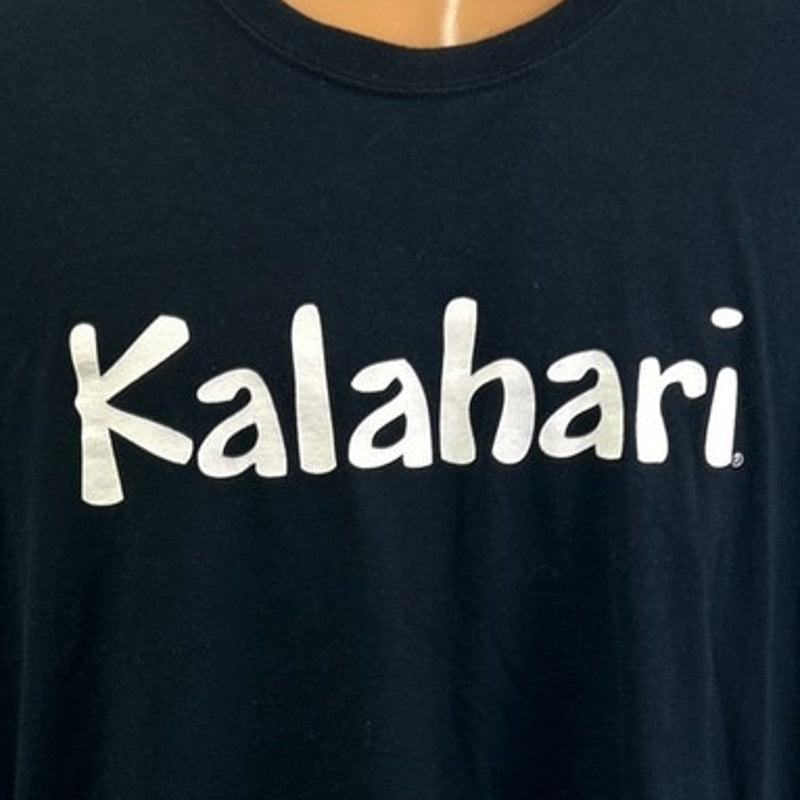 Kalahari Resorts Mens 3XL 100% Heavy Cotton Short Sleeve Crew Neck Tee Shirt