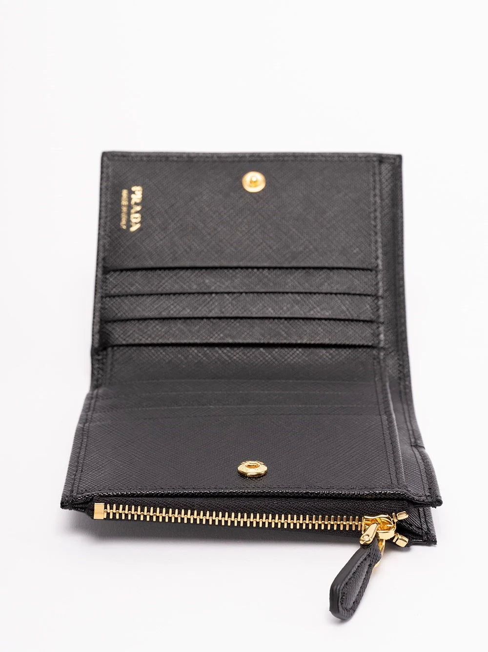 Prada Women Saffiano Leather Wallet
