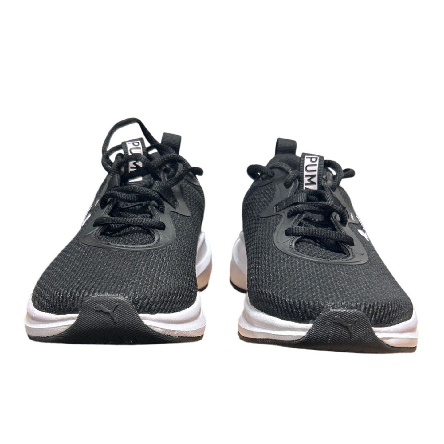 Puma Womens Size 7 Black White Lace Up Skyrocket Sneaker Athletic Tennis Shoes