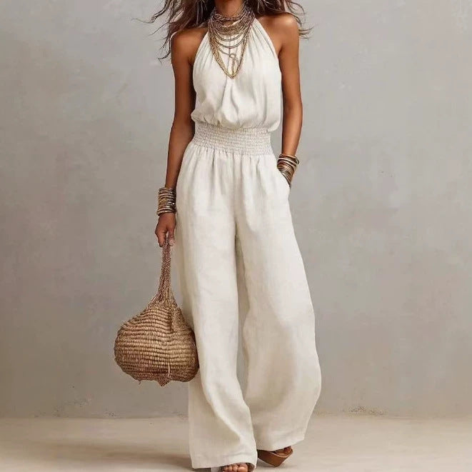 European And American Women's Backless Jumpsuit