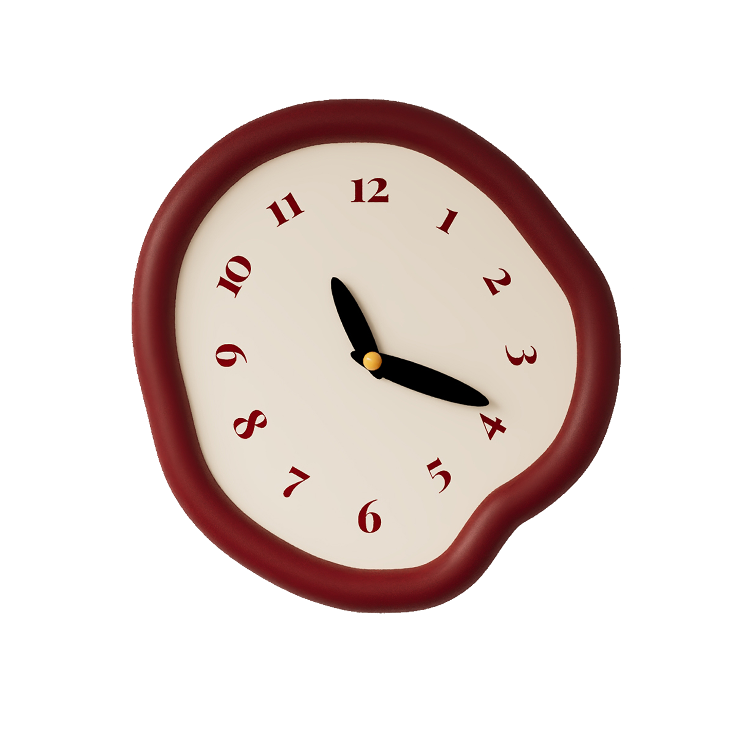 Asymmetrical Drip Clock-8