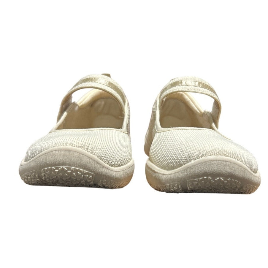 New JSport Womens Size 7.5 Beige Tan Hook Loop Closure Mary Jane Comfort Shoes