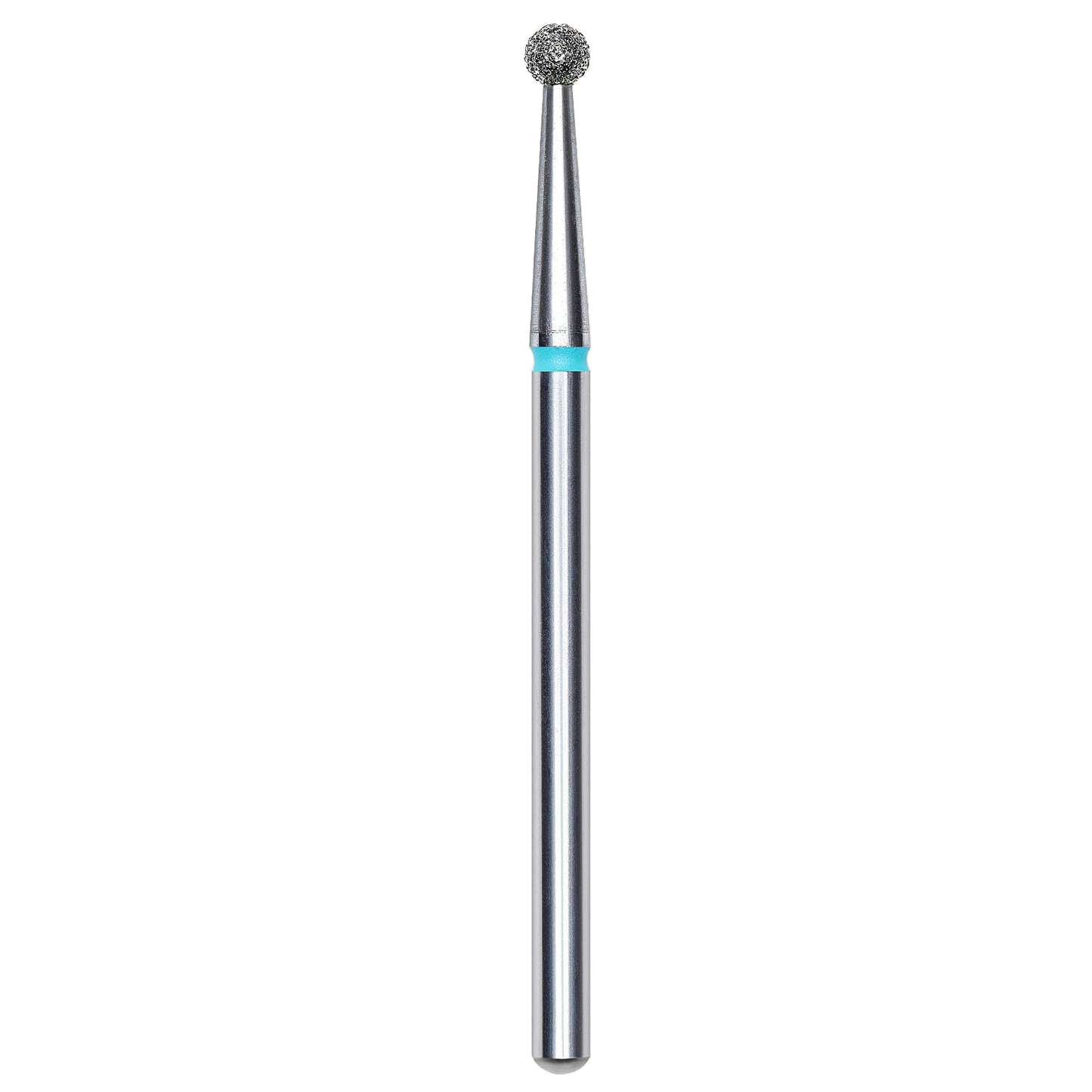 DIAMOND NAIL DRILL BIT, "BALL", BLUE, HEAD DIAMETER 2.5MM (FA01B025) - STALEKS™-0
