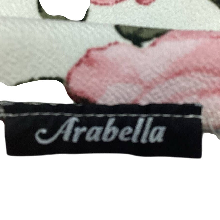 Arabella XL Rose Floral Polyester Stretchy Short Pencil Skirt Foldover Waistband
