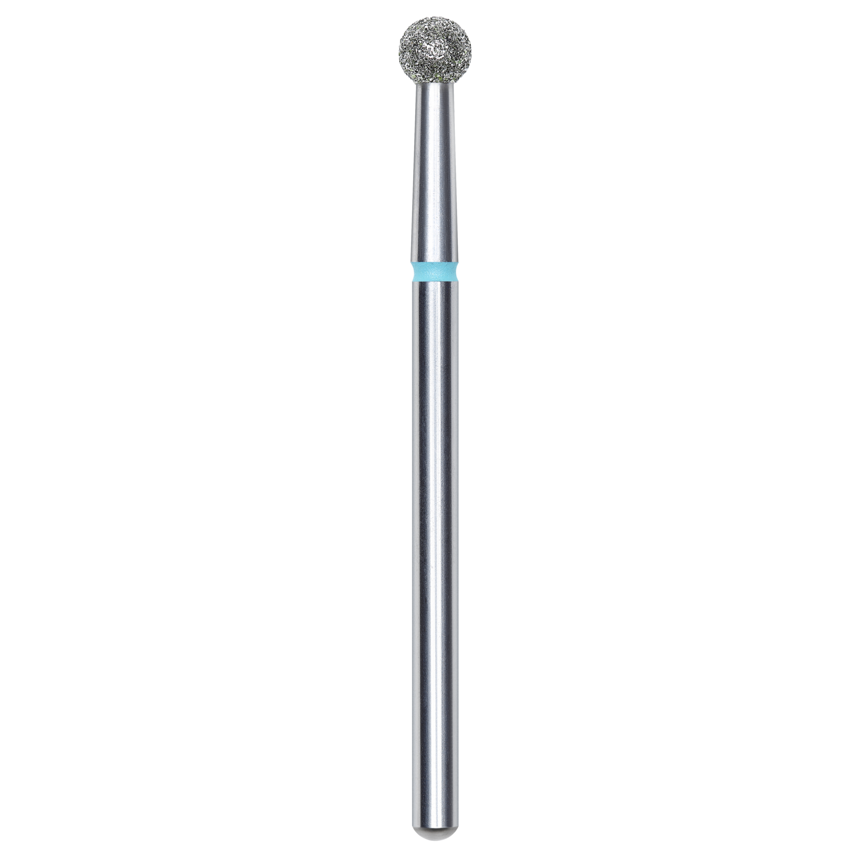 DIAMOND NAIL DRILL BIT, "BALL", BLUE, HEAD DIAMETER 3.5MM (FA01B035) - STALEKS™-0