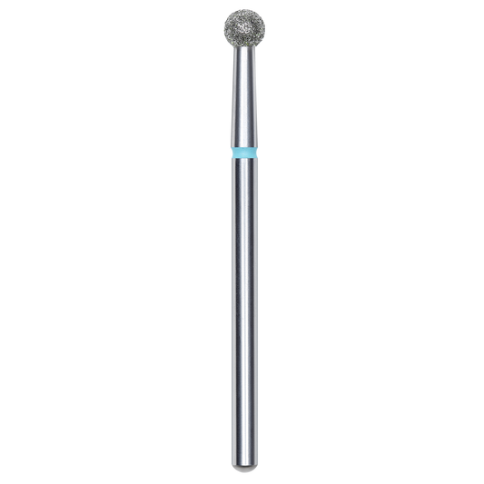 DIAMOND NAIL DRILL BIT, "BALL", BLUE, HEAD DIAMETER 3.5MM (FA01B035) - STALEKS™-0