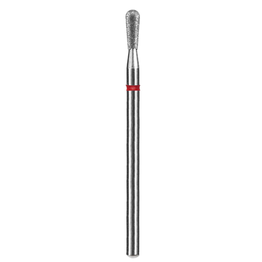 DIAMOND NAIL DRILL BIT, "MATCH", RED, HEAD DIAMETER 2.3 MM / WORKING PART 5 MM (FA120R023/5) - STALEKS™-0