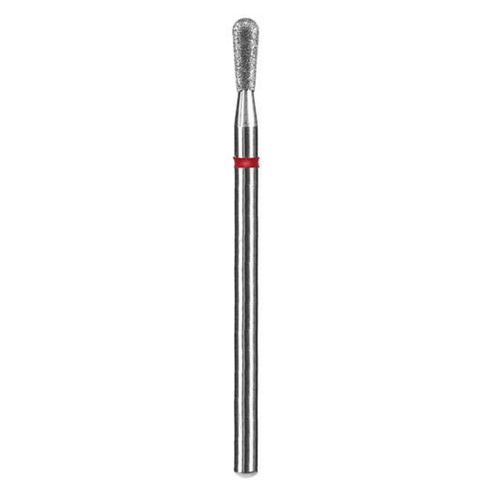 DIAMOND NAIL DRILL BIT, "MATCH", RED, HEAD DIAMETER 2.3 MM / WORKING PART 5 MM (FA120R023/5) - STALEKS™-0