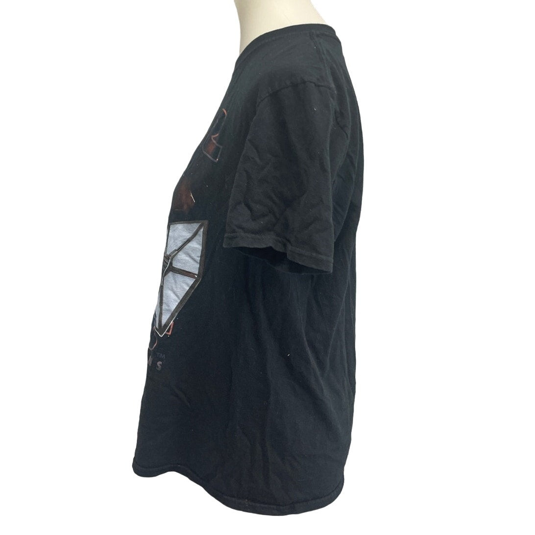 Star Wars Mens Medium The Force Awakens 100% Cotton Short Sleeve Tee Shirt