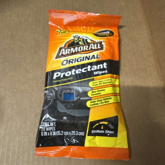 Armor All Awptf-20-1Uslt Vehicle Protectant, Wipe On, 22 Oz., White