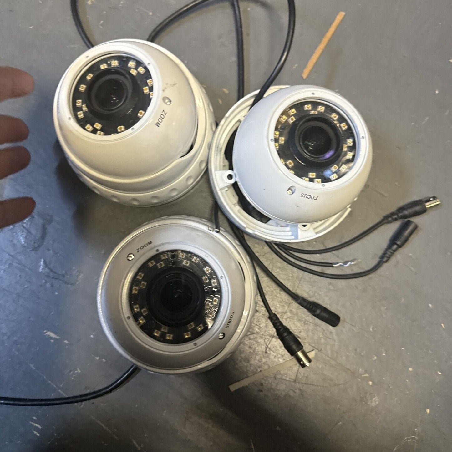 Lot Of 3SHIELD Analog CCTV Camera Security Dome Camera 3.6mm 720P/960H White
