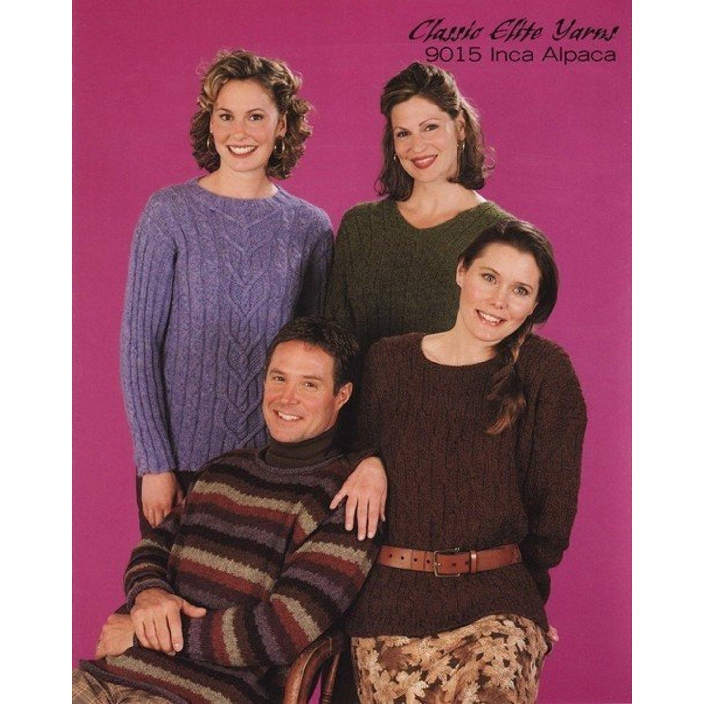 NWT Classic Elite Yarns 9015 Zimmerman Inca Alpaca Collection Knitting Pattern