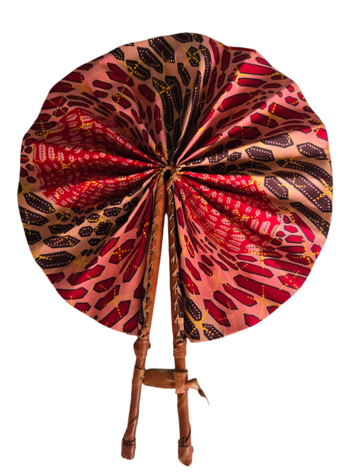 Ghanaian Fabric Fan - AB116
