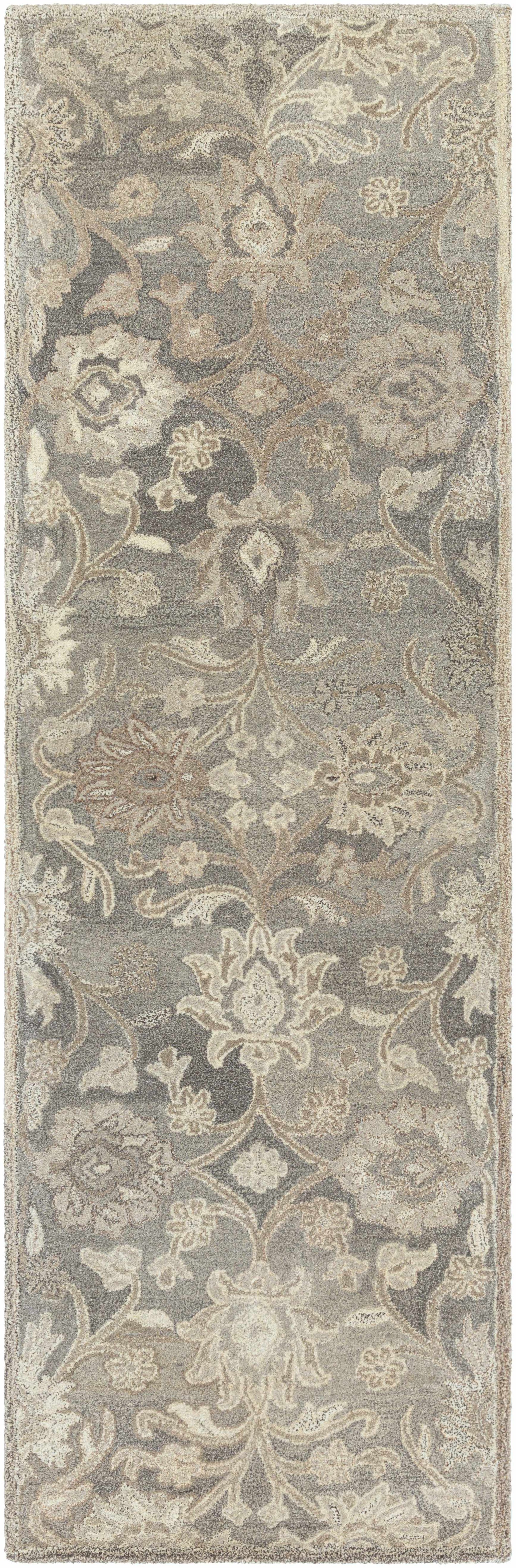 Conesus 1195 Hand Tufted Ivory & Taupe Wool Rug-11
