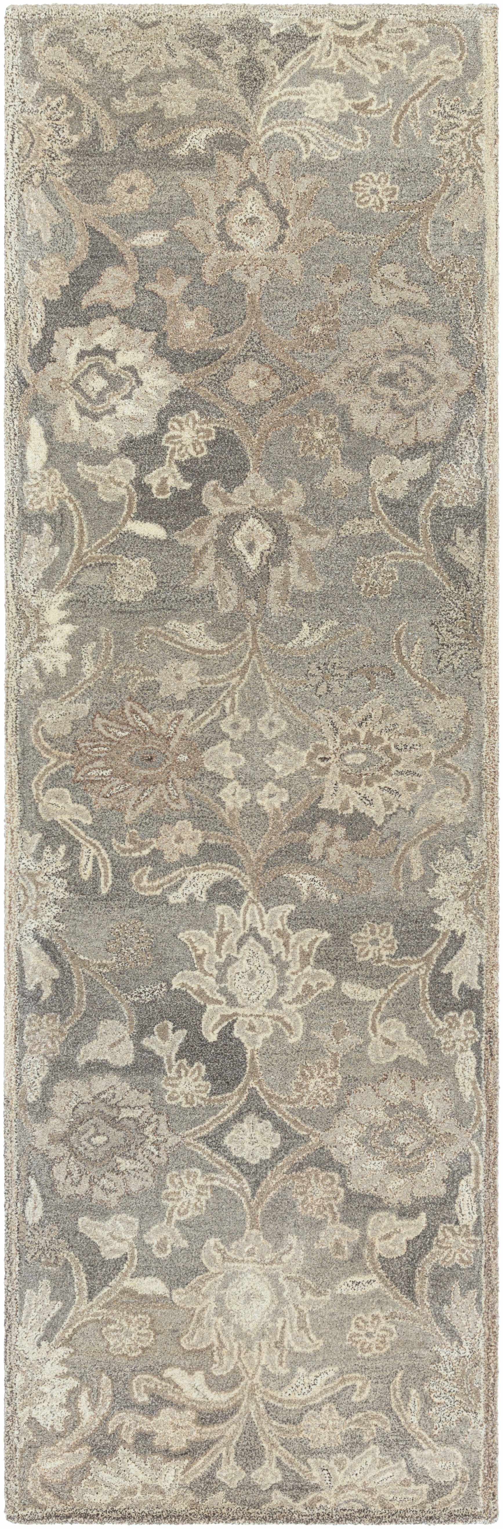 Conesus 1195 Hand Tufted Ivory & Taupe Wool Rug-11