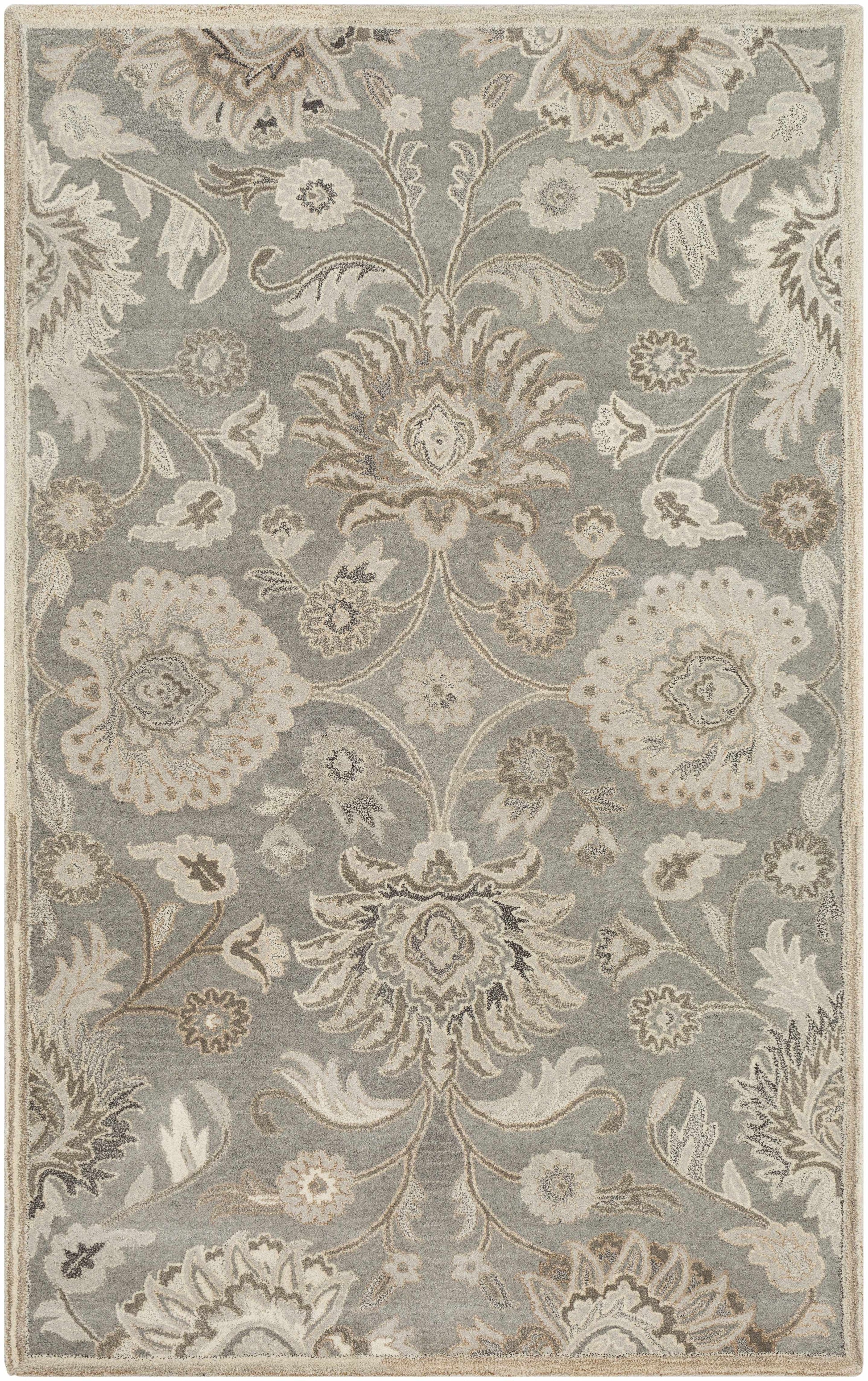 Conesus 1195 Hand Tufted Ivory & Taupe Wool Rug-8