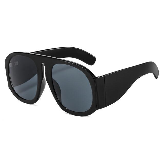 Fashionable & Luxury Round Shape Sunglasses For Men & Women & Designer Oversized & Attractive Personality Colorful Frames Unique Glasses In Retro Style Sunglasses