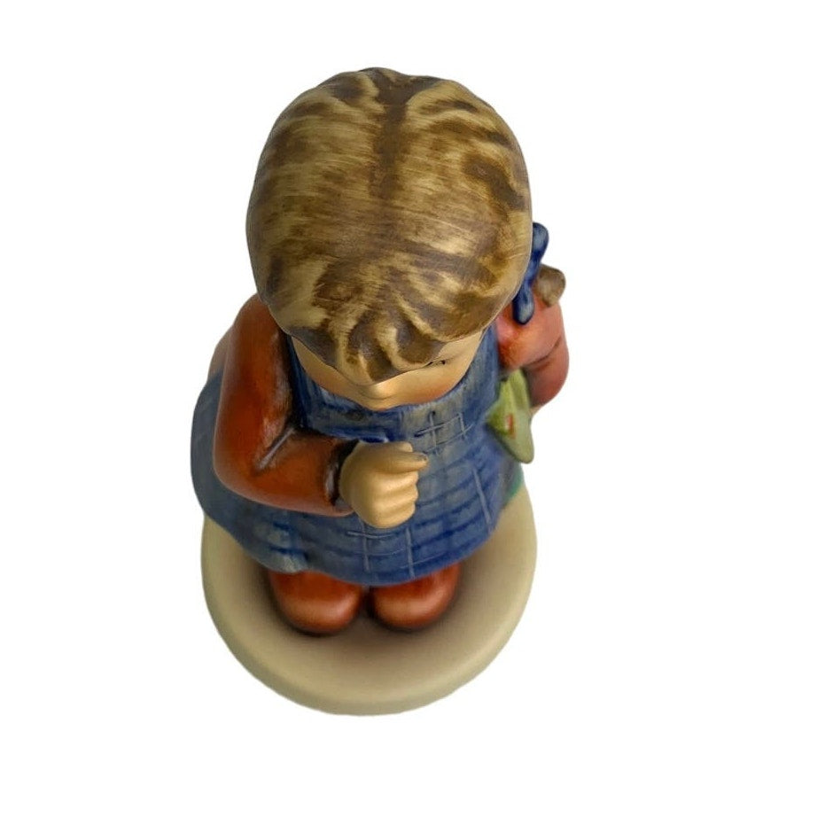 Vintage 1988 Hummel Goebel #486 I Wonder Girl Collectible Ceramic Figurine