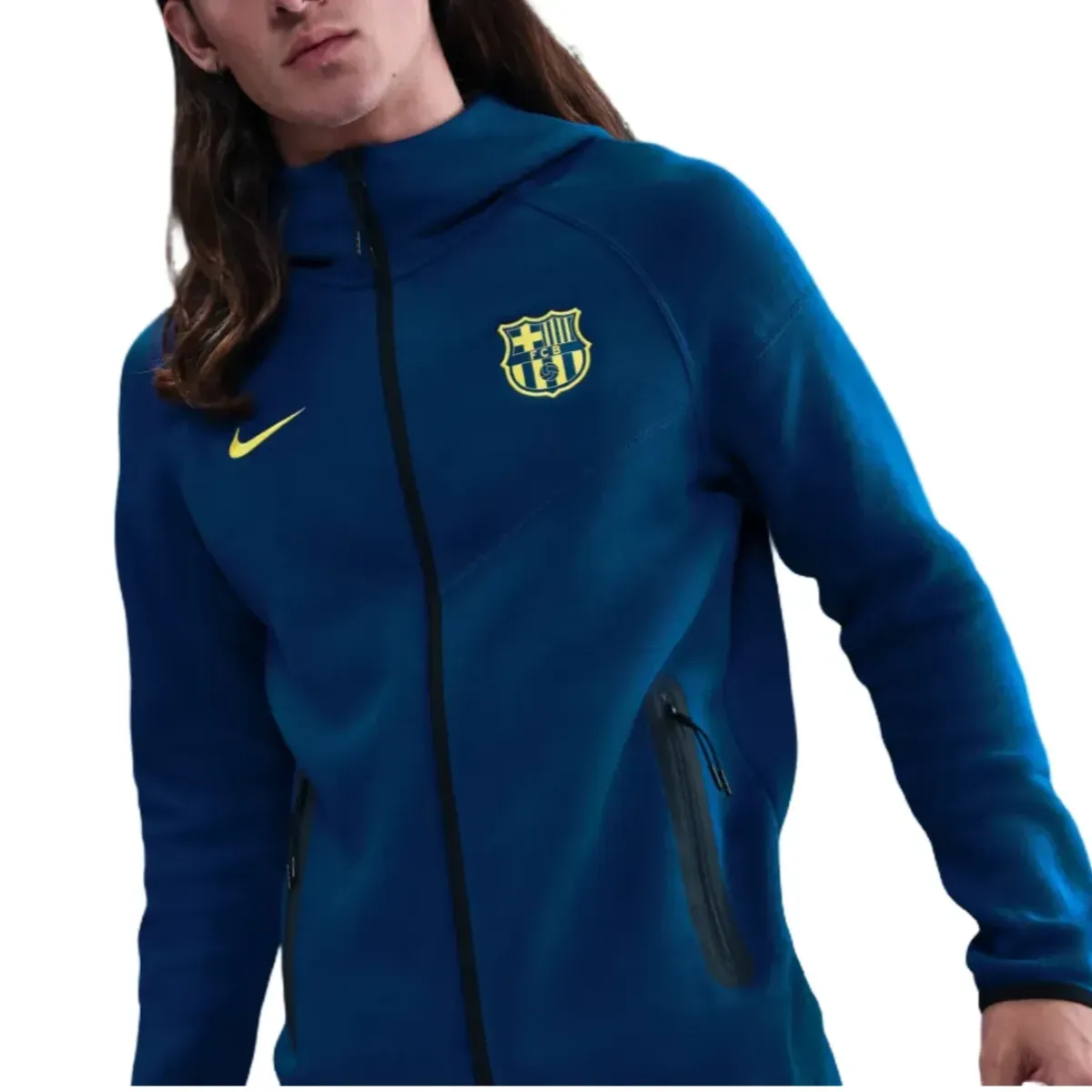 FC Barcelona blue Tech Fleece presentation tracksuit 2026 - Nike