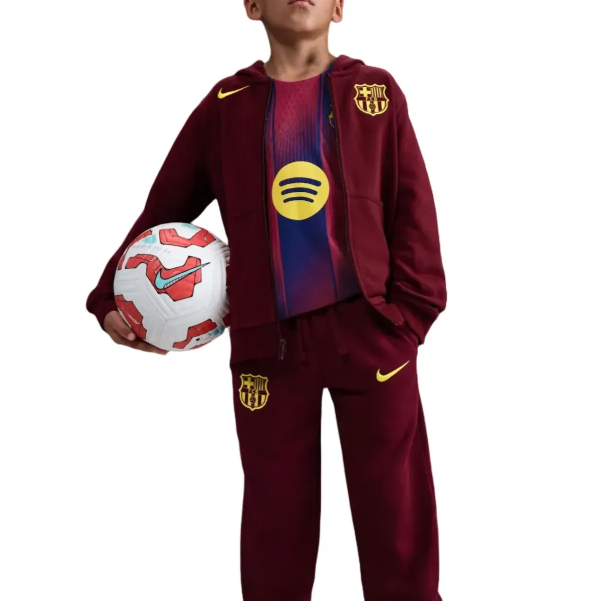 Kids - FC Barcelona Casual Fleece tracksuit 2026 - Nike-2