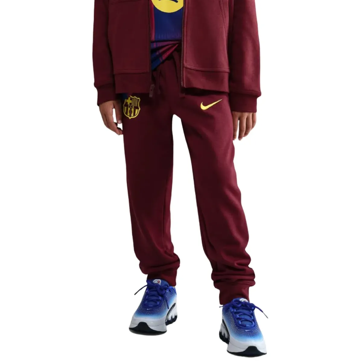 Kids - FC Barcelona Casual Fleece tracksuit 2026 - Nike-1