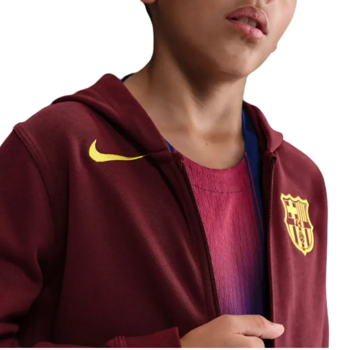 Kids - FC Barcelona Casual Fleece tracksuit 2026 - Nike-4