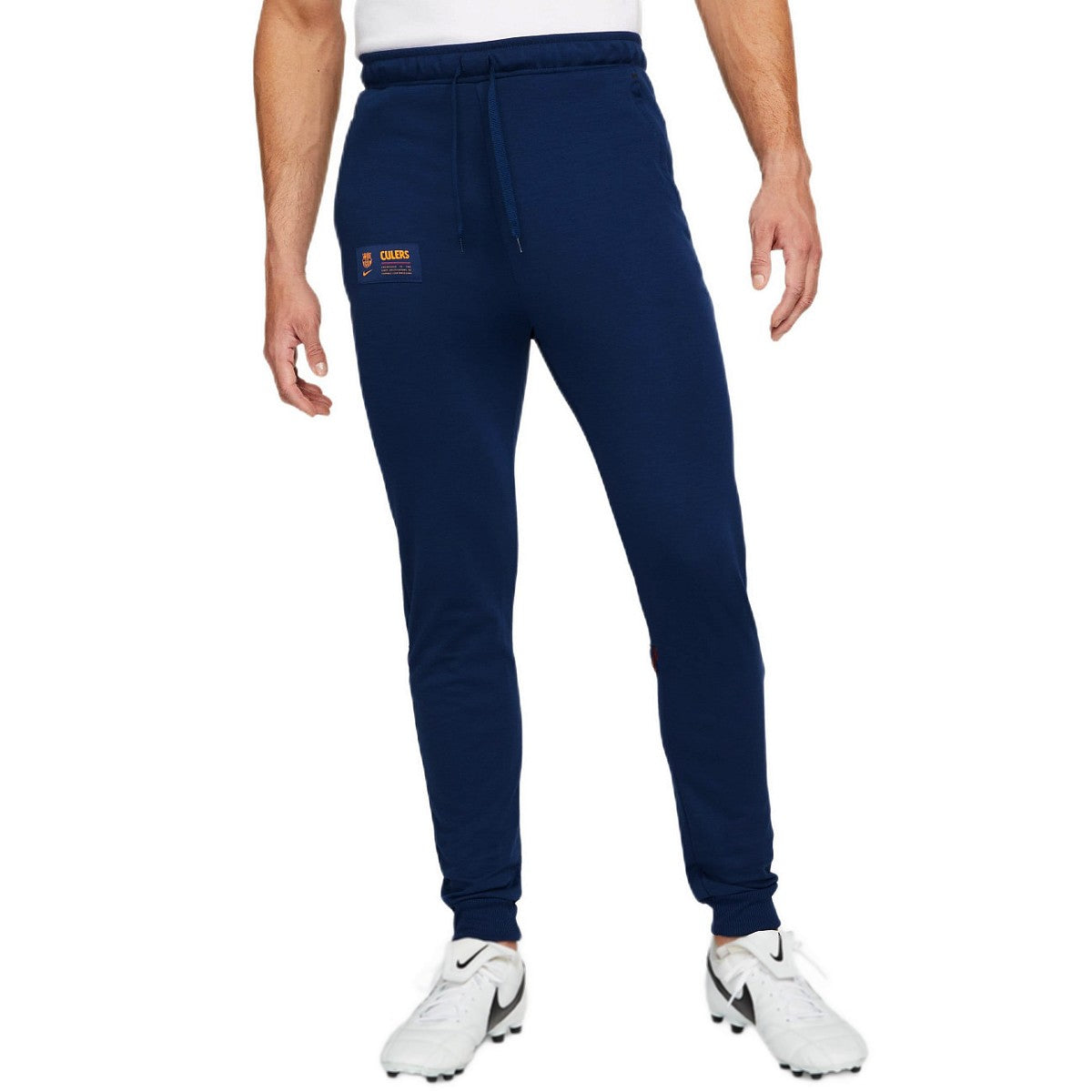 FC Barcelona navy Casual travel fleece tracksuit 2022 - Nike-2