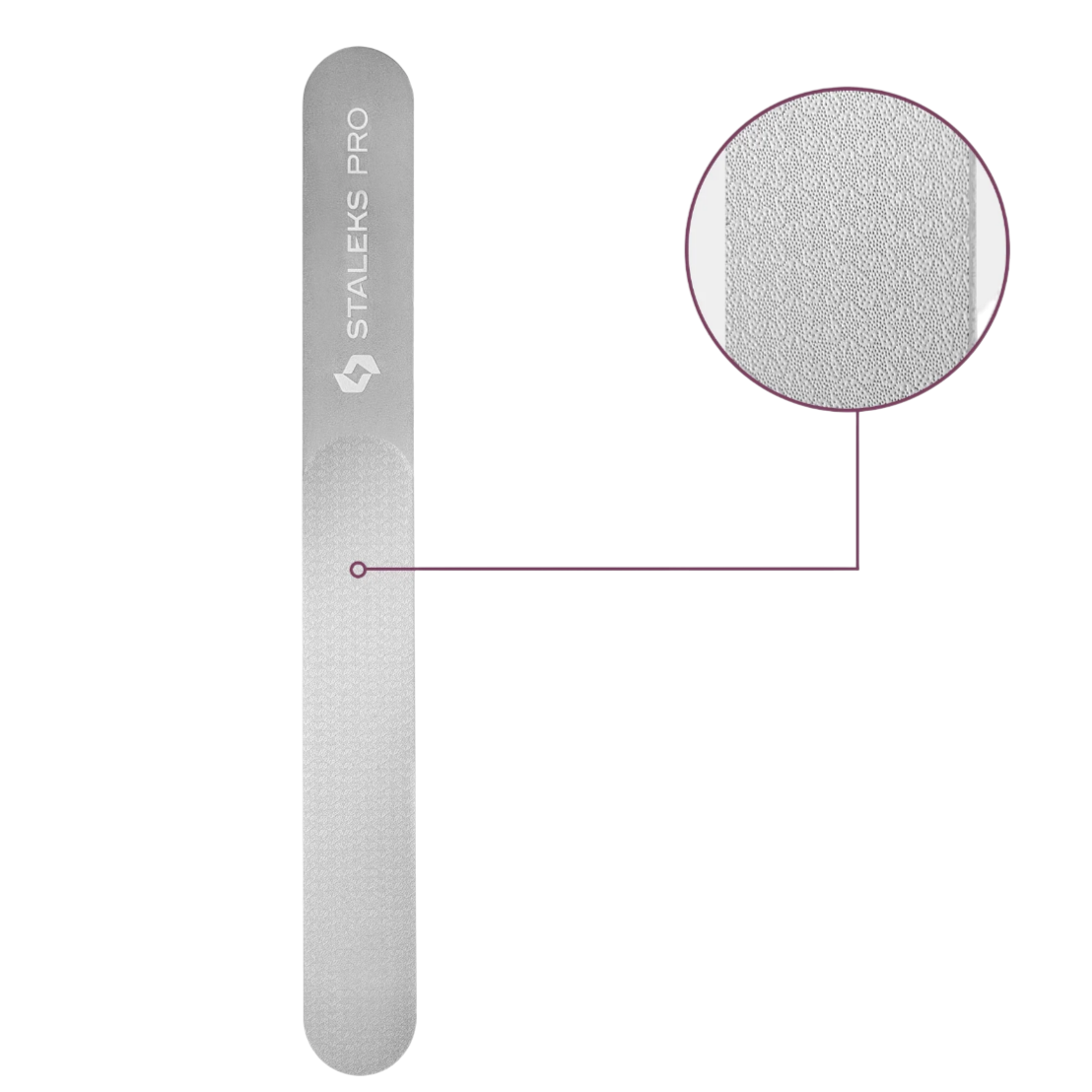 Laser Nail File EXPERT 11 165 mm (Wide Straight With Handle)  FE-11-165 -STALEKS-1