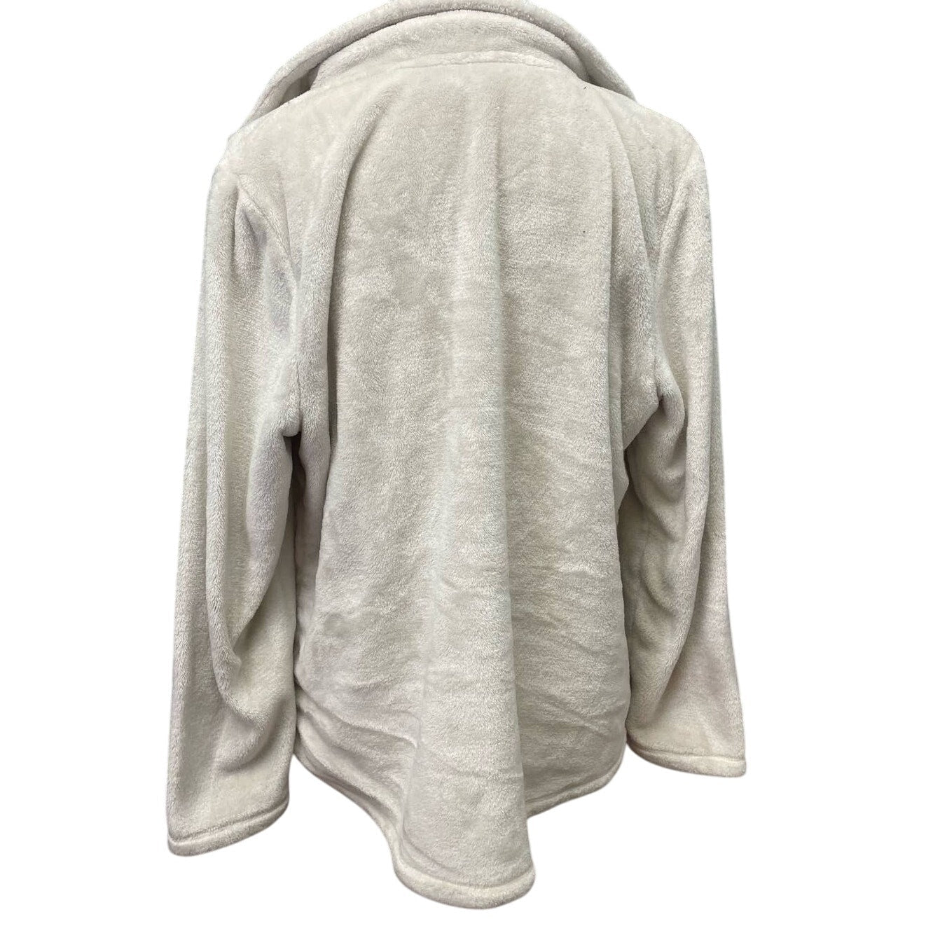 HeatKeep Womens XL Super Soft Full Zip 100% Polyester Fleece Jacket w Pockets