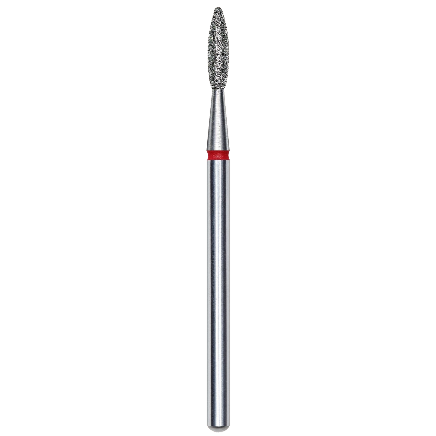DIAMOND NAIL DRILL BIT, "FLAME", RED, HEAD DIAMETER 2.1/8MM (FA10R021/8) - STALEKS™-0