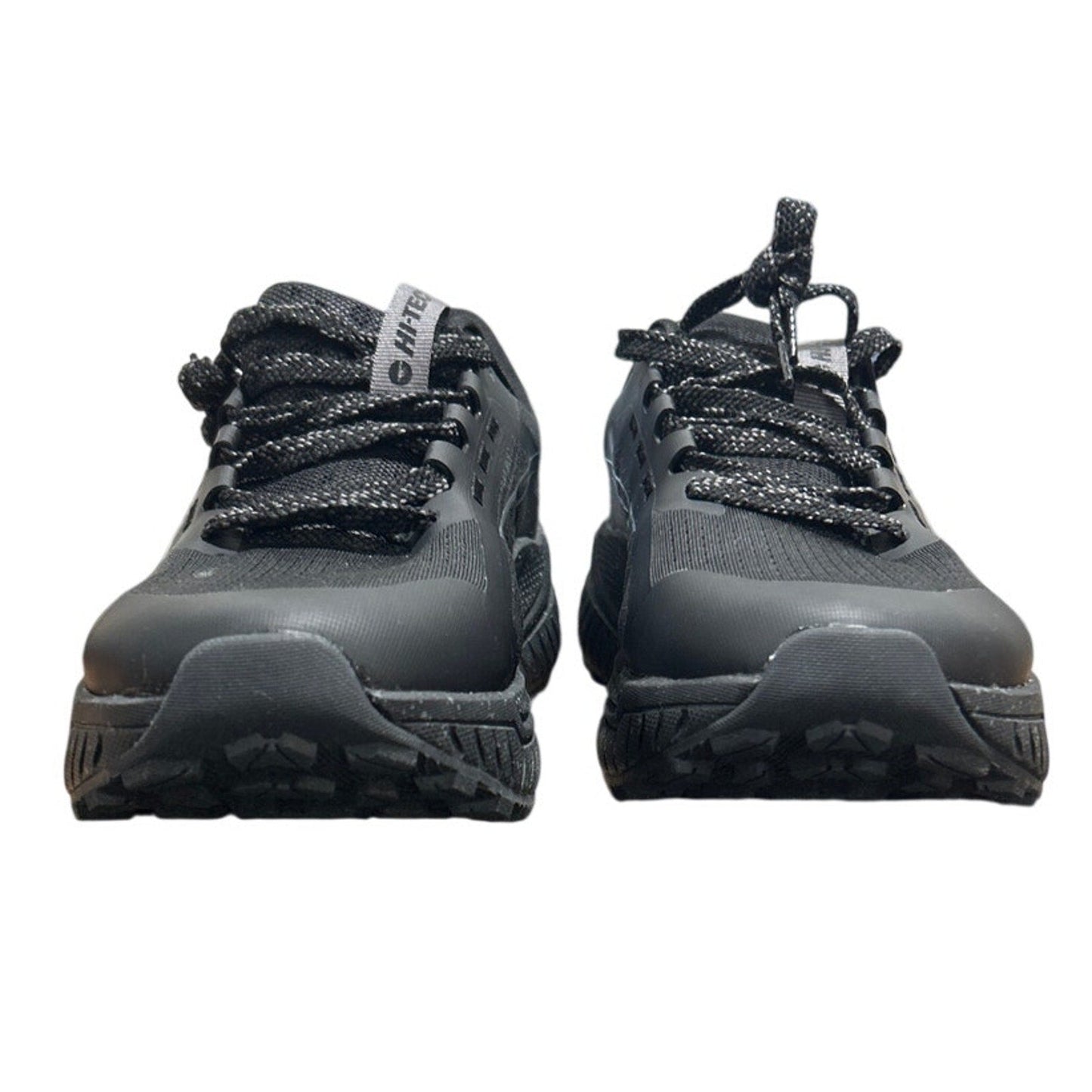 New In Box Hi-Tec Mens Size 12 Black Mesh Gray Speckled Lace Up Athletic Shoes