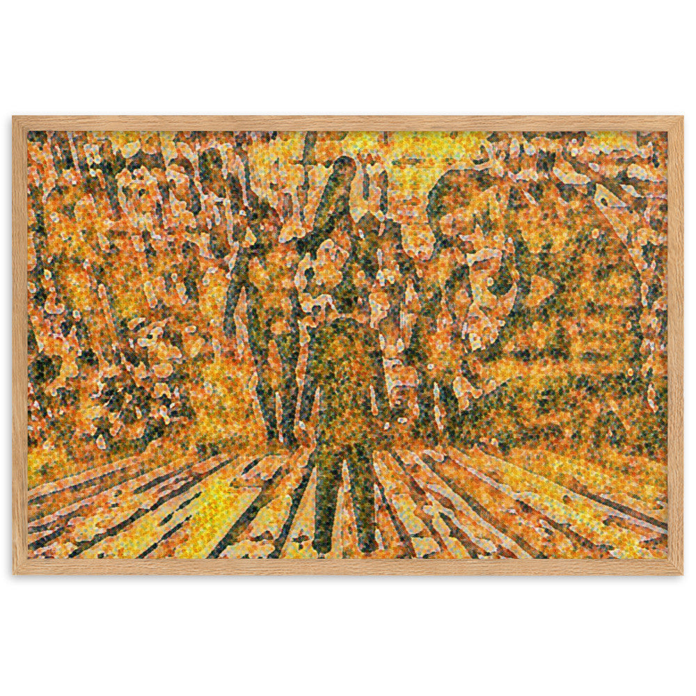 I SAW MY ENTIRE LIFE PASS THROUGH YOUR EYES Special Edition Framed Poster-0