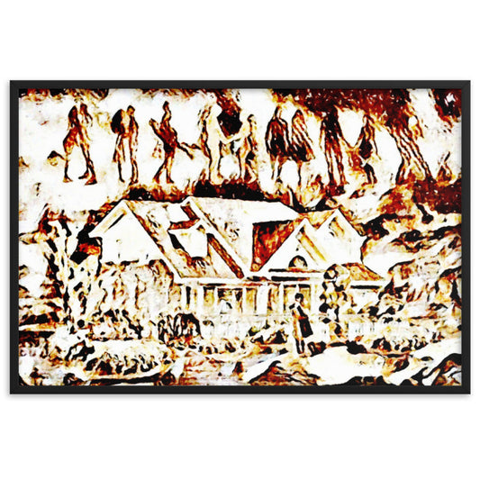 I WAS WAITING FOR YOU IN THE DREAM YOU HAD SEEN Special Edition Framed Poster-0