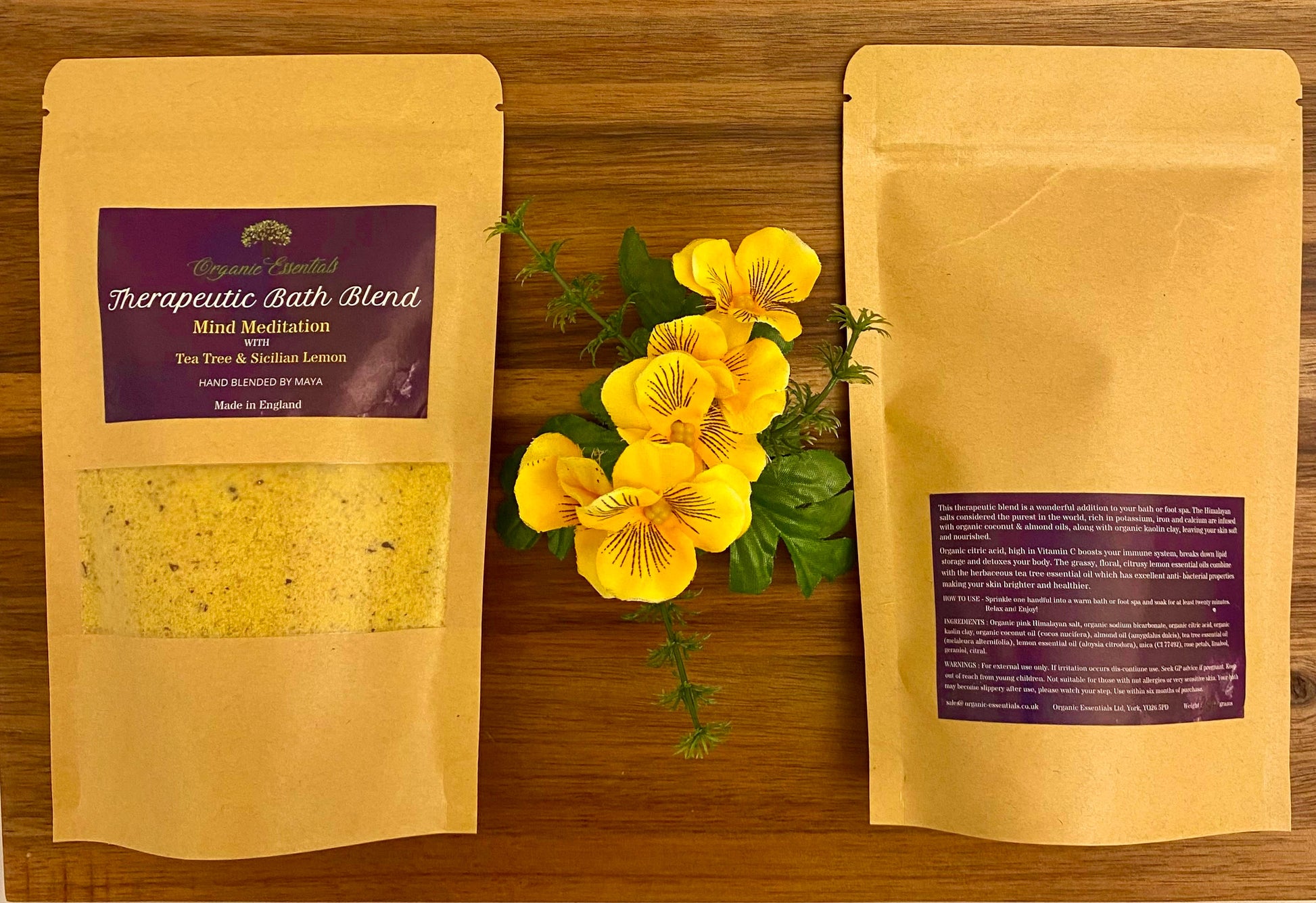 Eight 100g Luxury Natural Bath Blends in Eco-Pouch-5