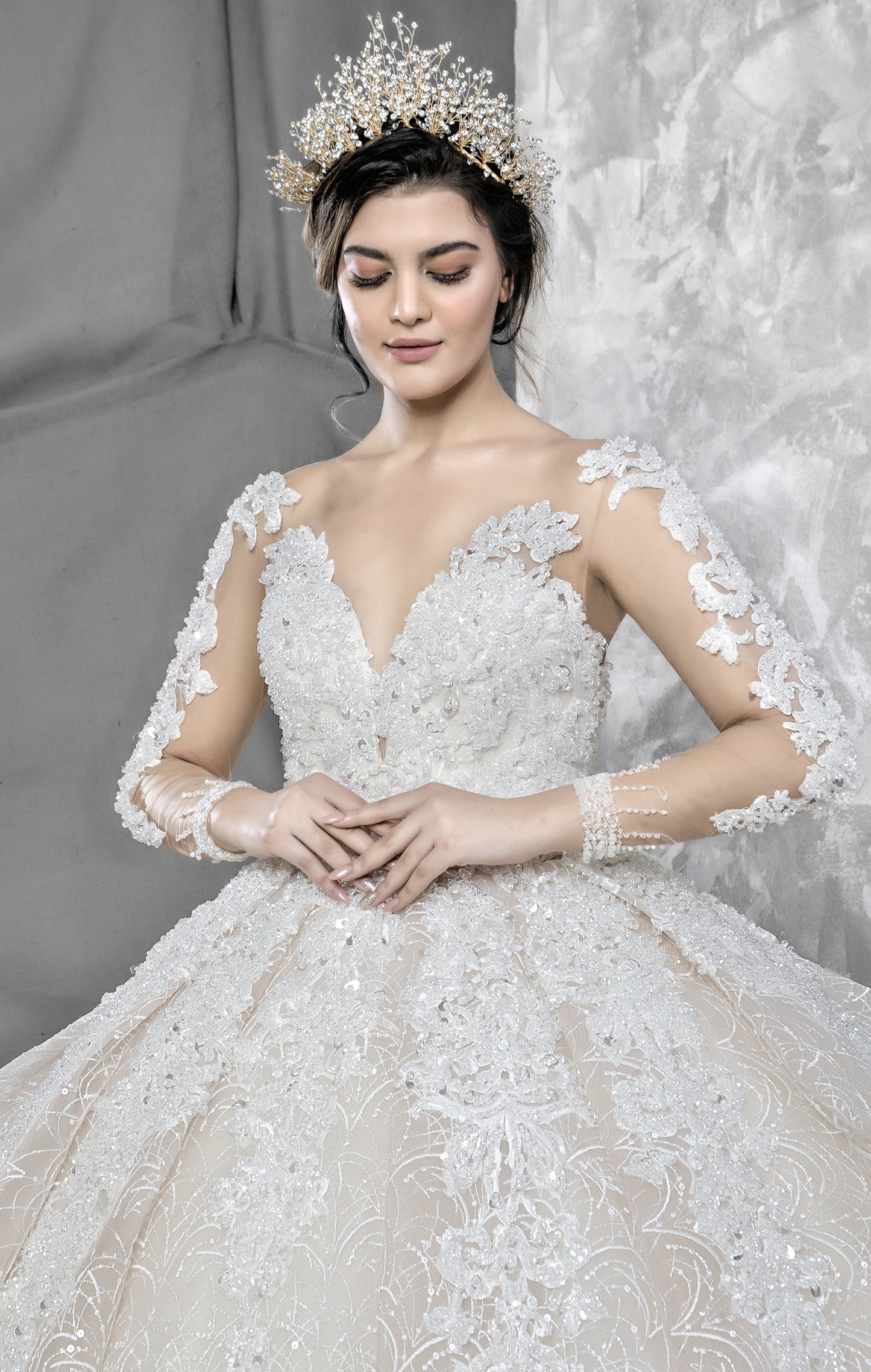 Cansu ballgown wedding dress-0