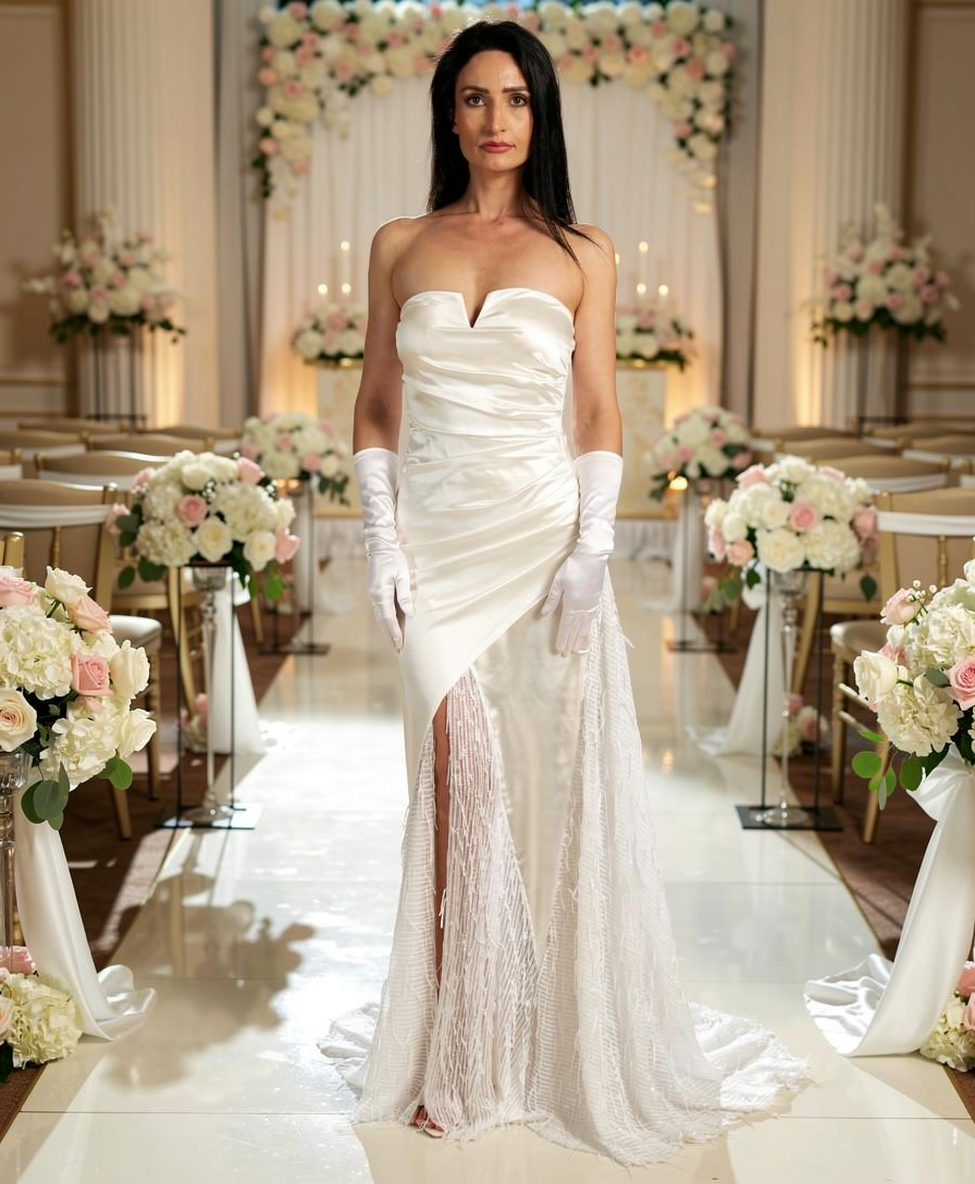 Ethel Wedding Dress  With Train-0