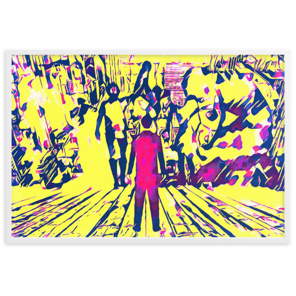 I SAW MY ENTIRE LIFE PASS THROUGH YOUR EYES Superior Framed Poster-0