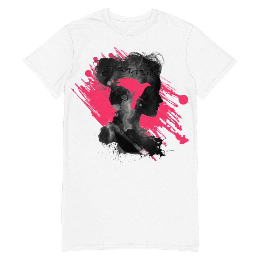 THE DOVE T-shirt Dress by Gianneli-0