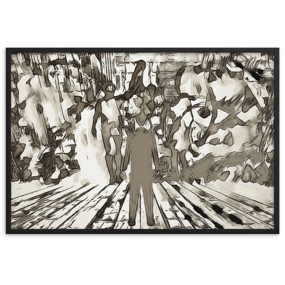 I SAW MY ENTIRE LIFE PASS THROUGH YOUR EYES Superior Framed Poster-0