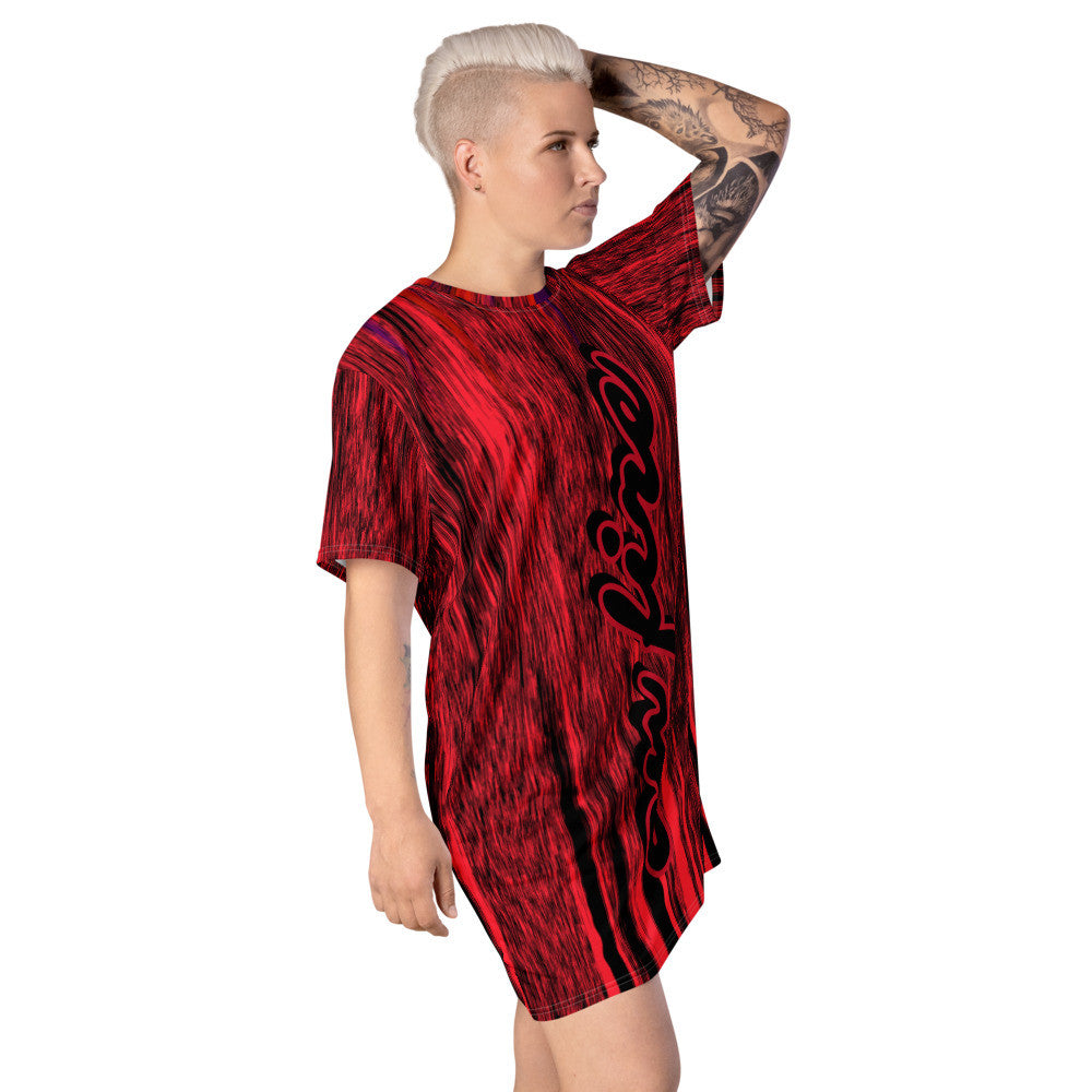 ON FIRE T-shirt Dress by Gianneli-6